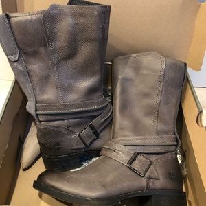 Timberland Dark Grey Ankle Boots! NWB!